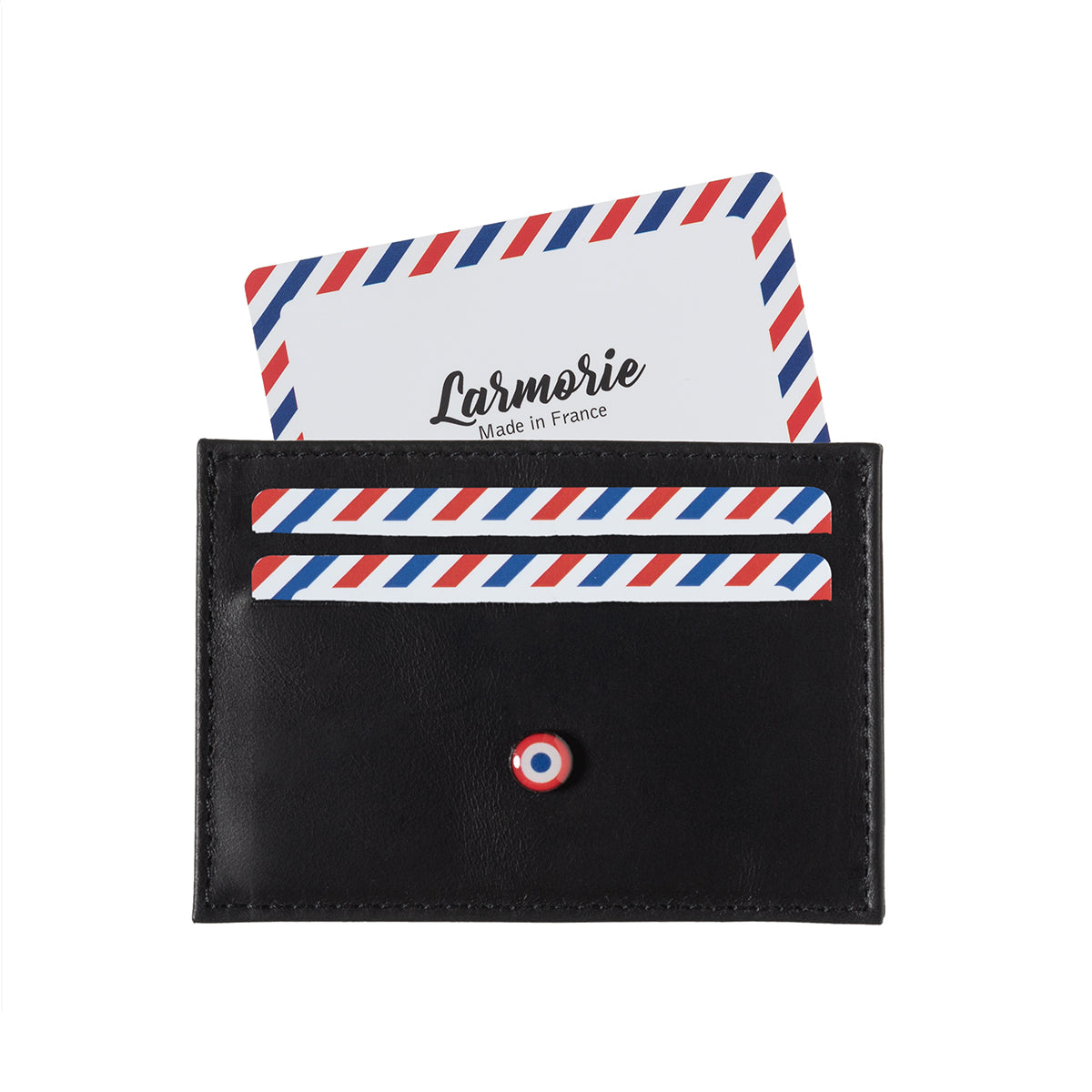 Porte-cartes en cuir tannage végétal Georges 2.0 Larmorie®