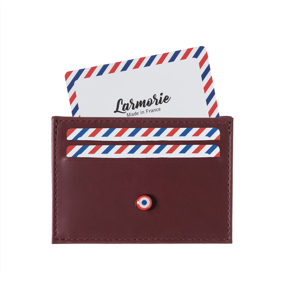 Porte-cartes en cuir tannage végétal Georges 2.0 Larmorie®