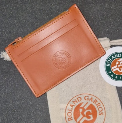 Porte-cartes avec compartiment zippé en cuir recyclé personnalisable - Le Cadeau Français