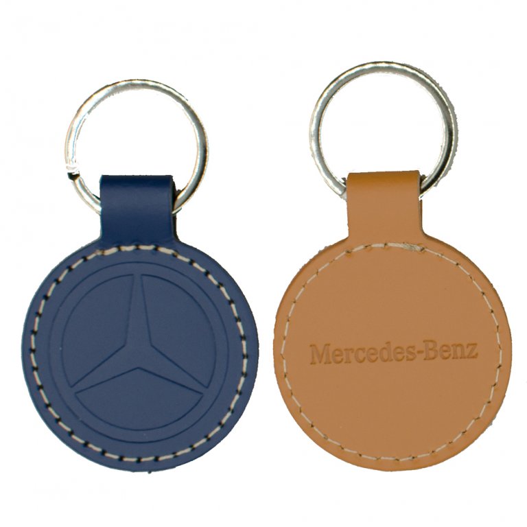 Porte Clé Photos Rond Cuir Et Métal Personnalisé