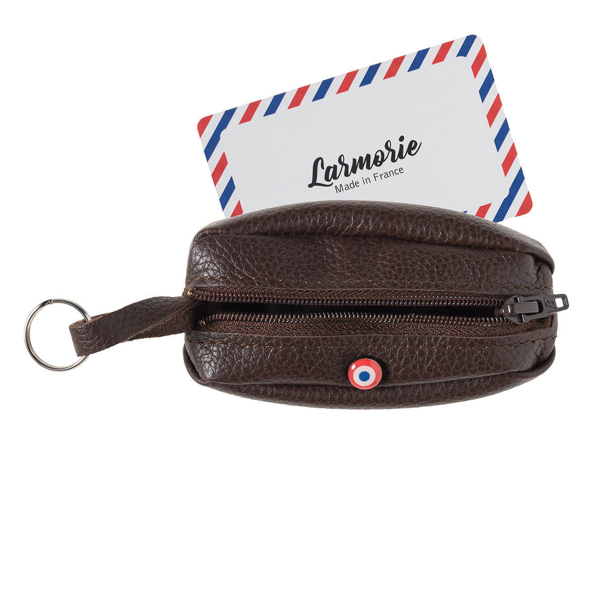 Porte-monnaie en cuir CHARLES Larmorie®