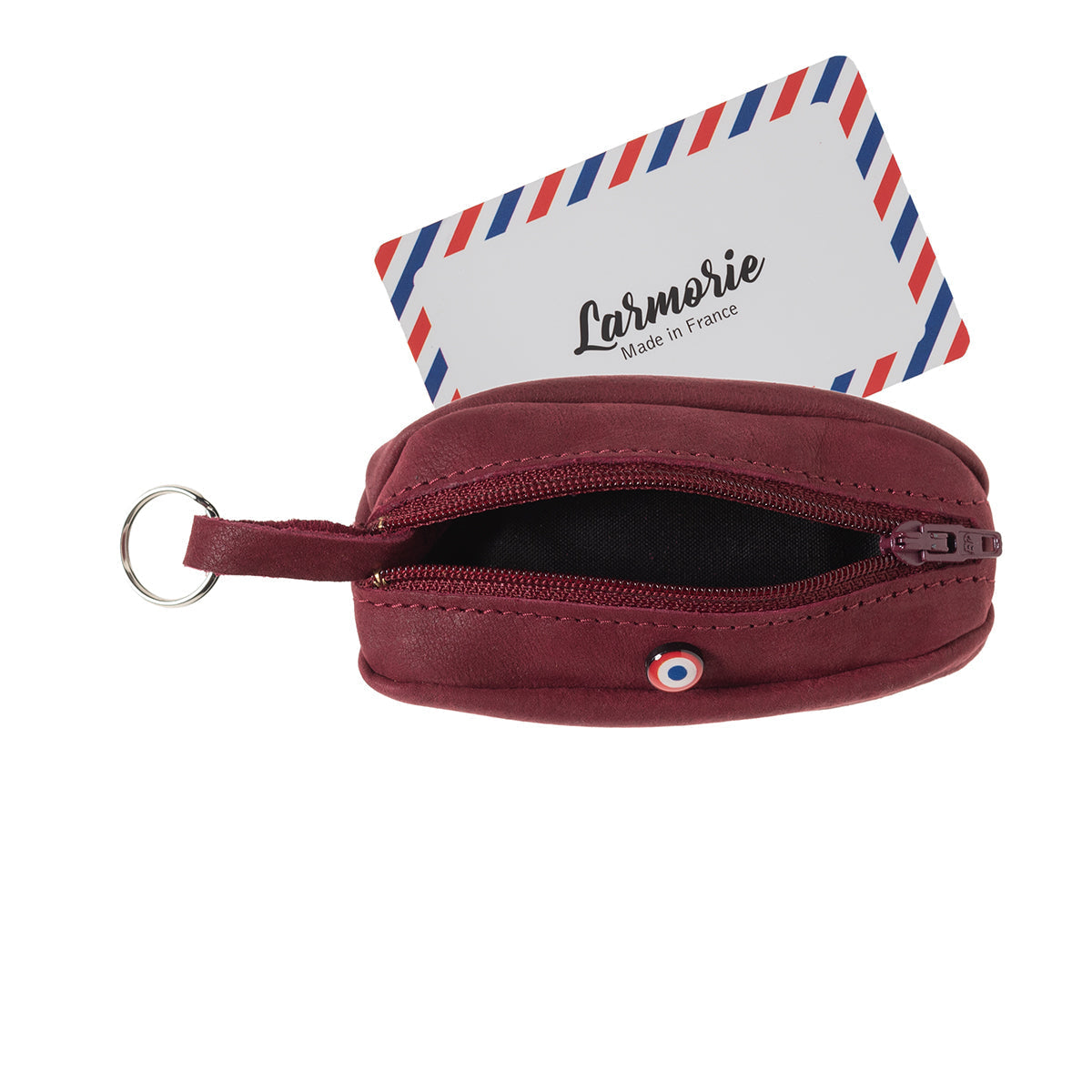 Porte-monnaie en cuir CHARLES Larmorie®