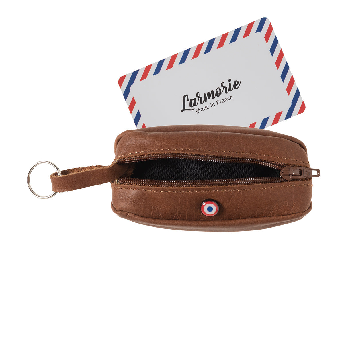 Porte-monnaie en cuir CHARLES Larmorie®