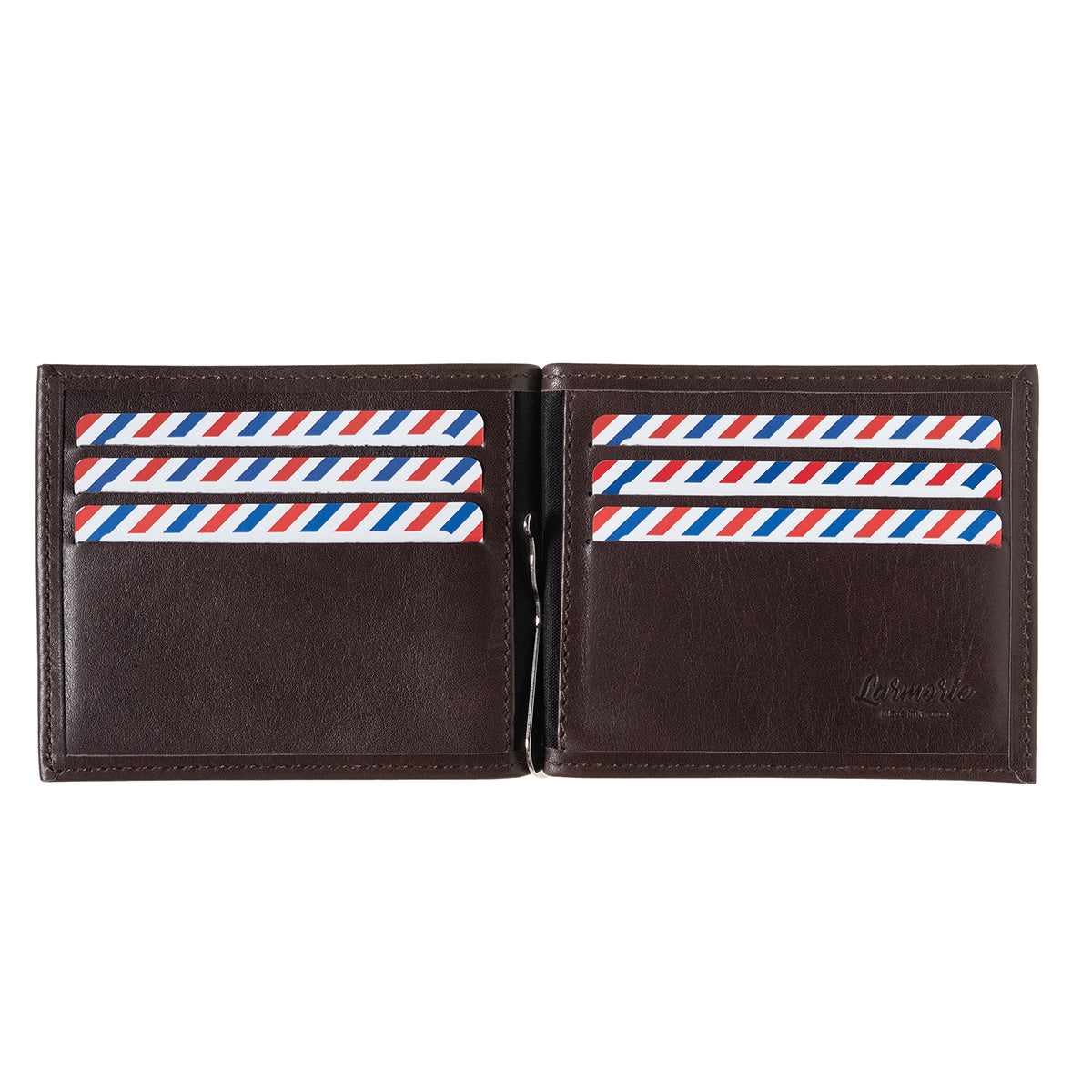 Portefeuille en cuir avec pince à billets HECTOR Larmorie®