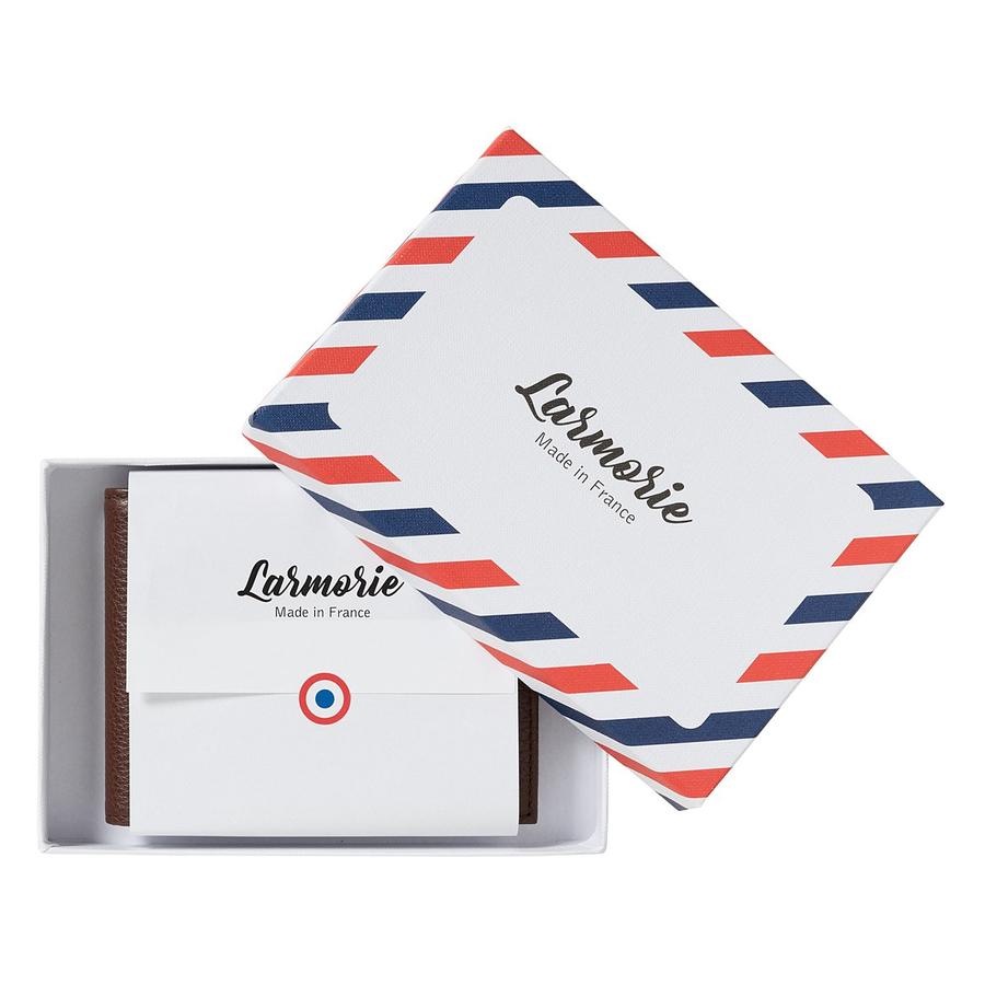 Portefeuille en cuir de vachette ARTHUR 2.0 Larmorie® Made in France