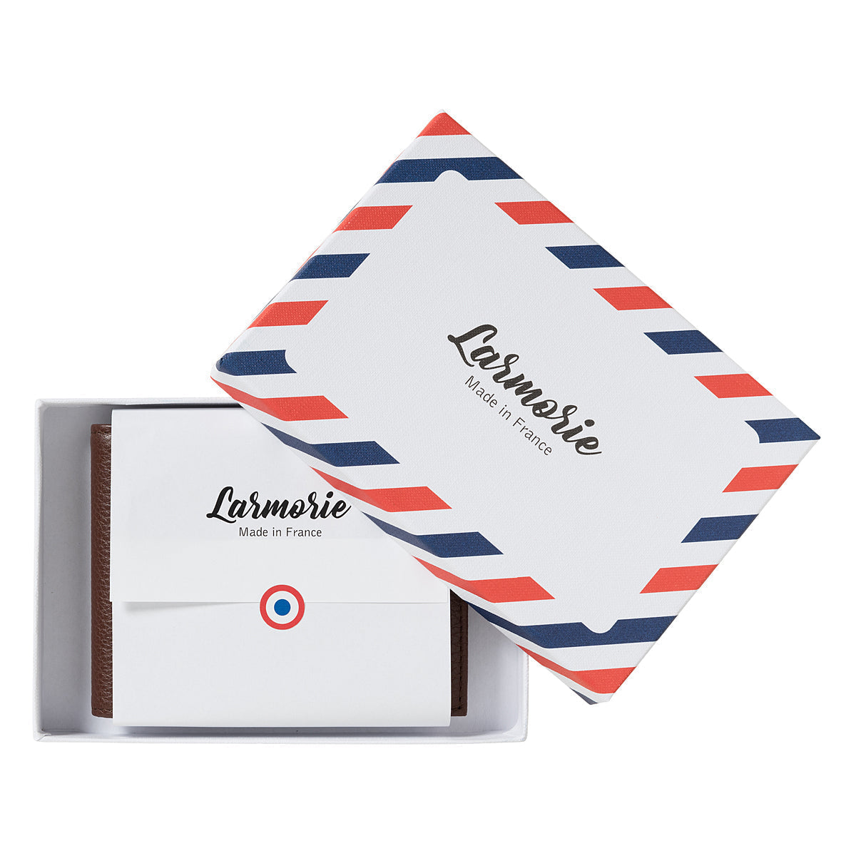 Portefeuille en cuir de vachette ARTHUR 2.0 Larmorie® Made in France