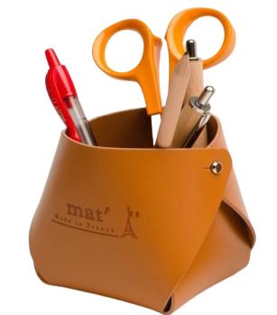 Pot a crayons en cuir recyclé ♻️