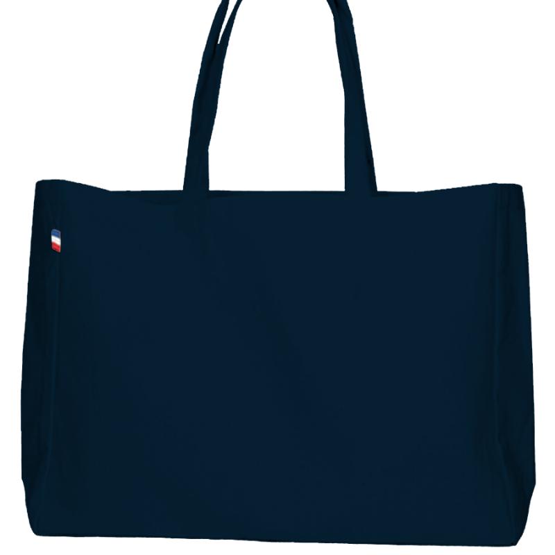 Sac cabas en coton avec soufflet