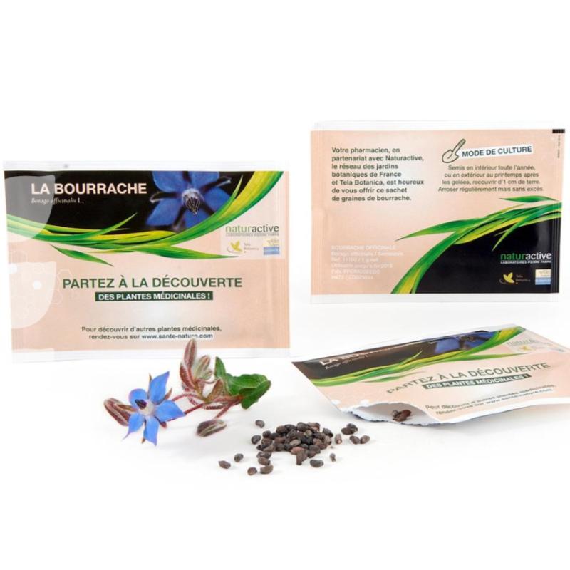 Sachet de graines publicitaire 87 x 127 mm personnalisé