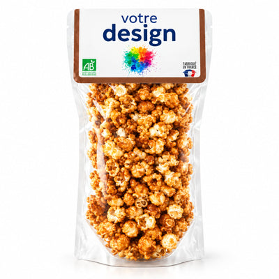 Sachet de popcorn artisanal personnalisable - Le Cadeau Français
