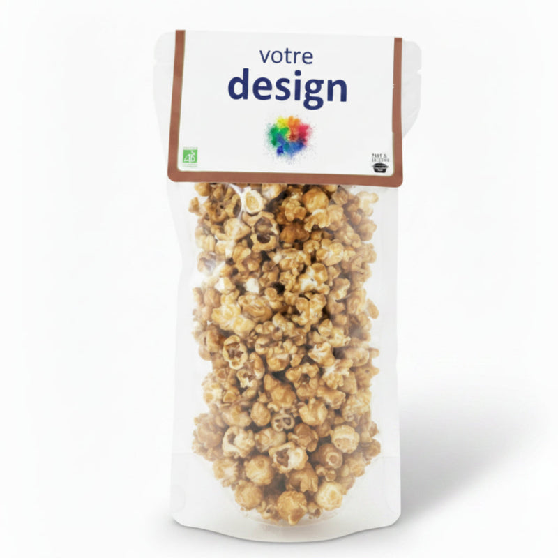 Sachet de popcorn artisanal personnalisable - Le Cadeau Français