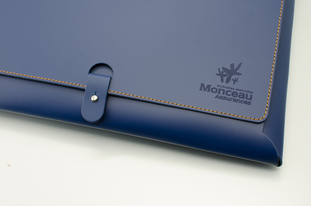 Sacoche en cuir recyclé ♻️ personnalisée