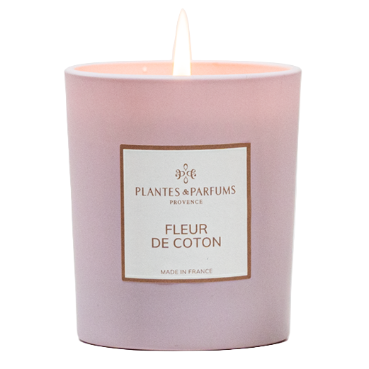 Bougie Fleur de Coton Plantes & Parfums® fabrication France 🇫🇷