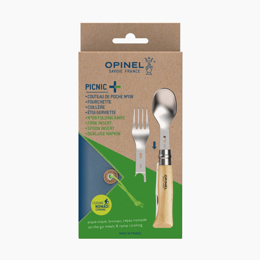 Set Picnic avec couteau N°8 OPINEL®