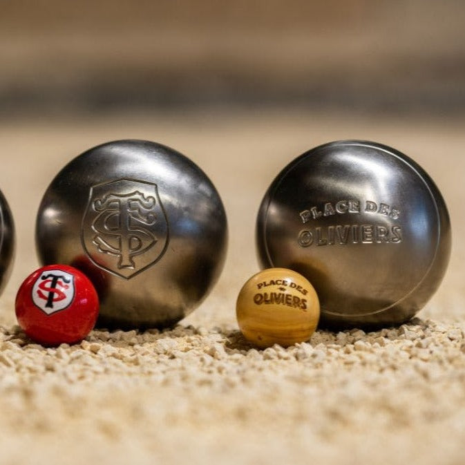Set de 3 boules de pétanque OBUT® personnalisées