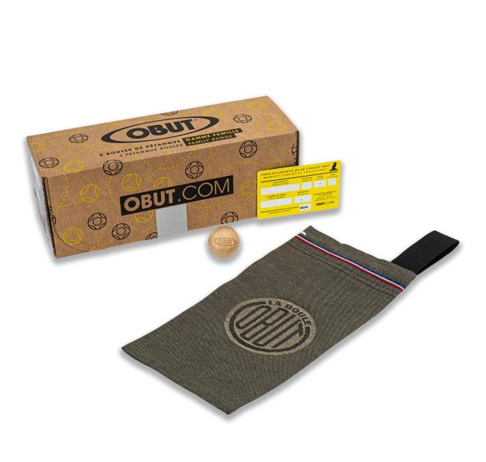 Set de 3 boules de pétanque OBUT® personnalisées