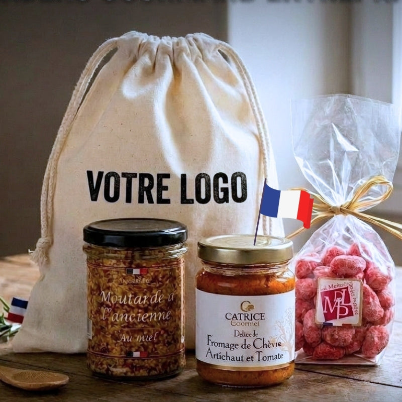 Pochon en coton avec cordon coulissant personnalisable 🇫🇷