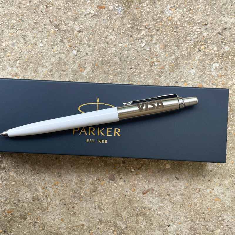 Stylo bille parker jotter personnalisé VISA - Le Cadeau Français