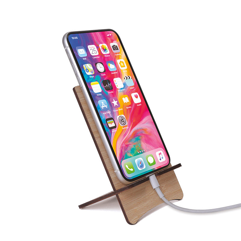 Support à smartphone en bambou