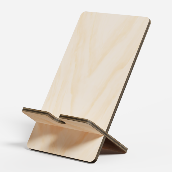 Support à smartphone en bois personnalisable 🇫🇷