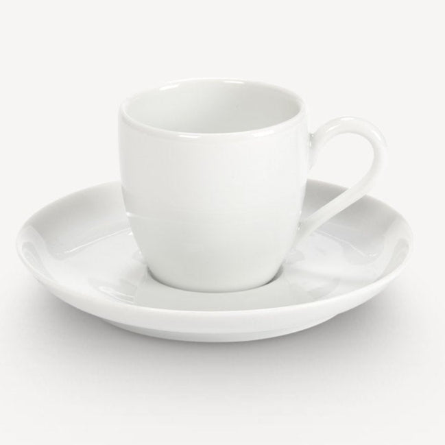Tasse à café 9 cl avec soucoupe en porcelaine personnalisable - Le Cadeau Français