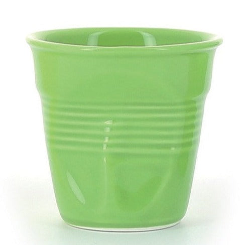 Tasse à café froissée en porcelaine personnalisée