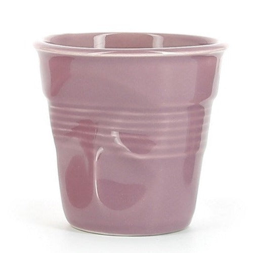 Tasse à café froissée en porcelaine personnalisée