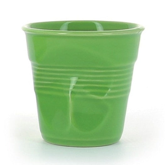 Tasse à café froissée en porcelaine personnalisée