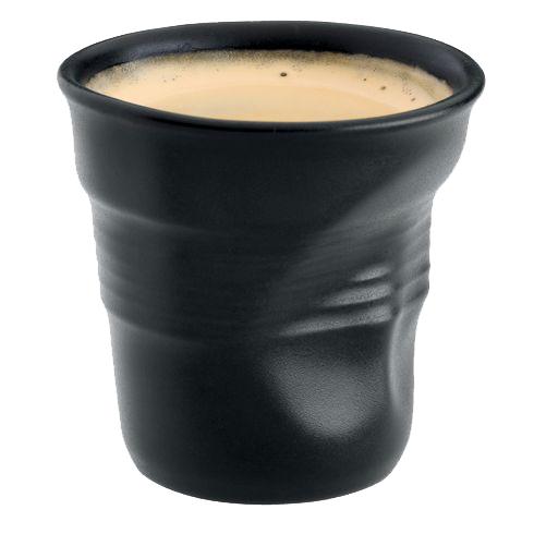 Tasse à café froissée en porcelaine personnalisée