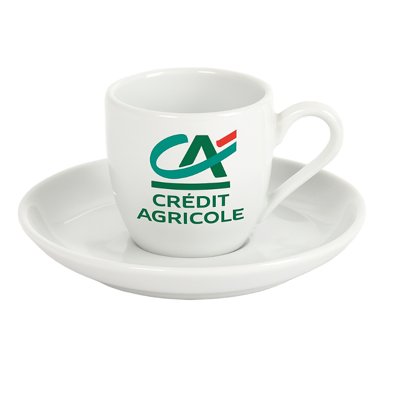 Tasse à café en porcelaine Made in France personnalisable - Le Cadeau Français