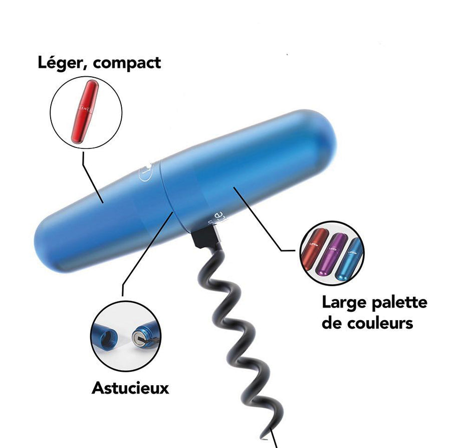 Tire-bouchon de poche avec anneau porte-clés Lance Design®