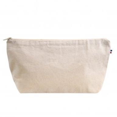 Trousse avec soufflet en coton bio