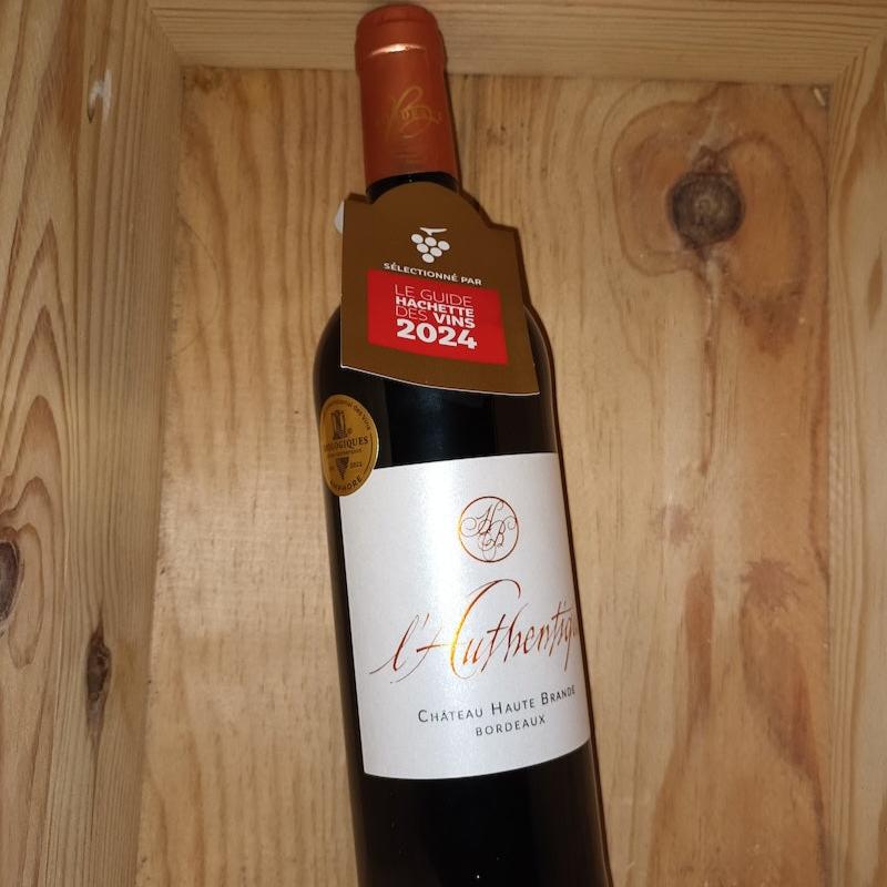 Château Haute Brande® l'Authentique Rouge - Vin Rouge AOC Bordeaux 75 cl 🇫🇷
