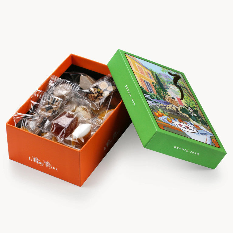 Petit coffret de confiseries de Provence Le Roy René® fabrication France 🇫🇷