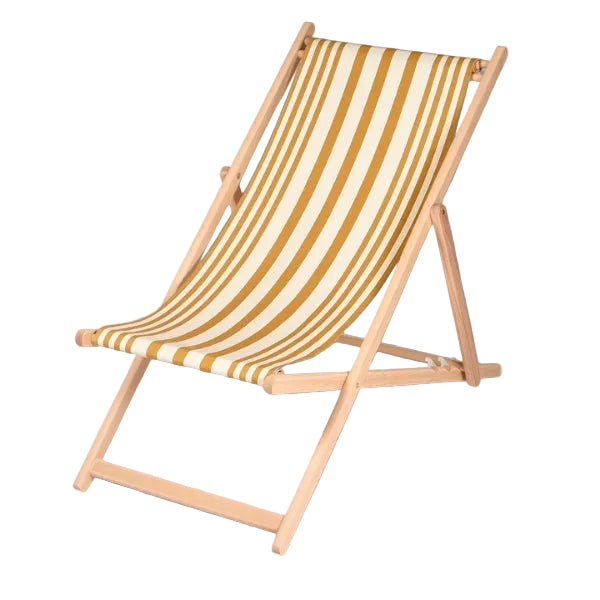 Transat "chilienne" avec structure en hêtre et toile basque Artiga® 🇫🇷