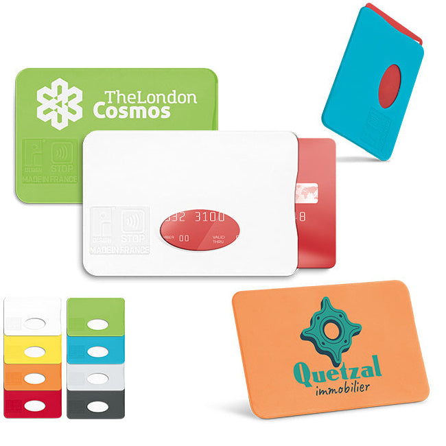 Protège-carte de crédit avec blindage stop ou anti-RFID personnalisé 🇫🇷