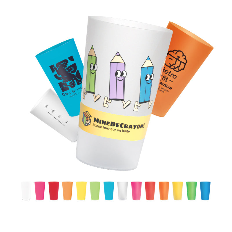 Gobelet en plastique réutilisable 30 cl personnalisé