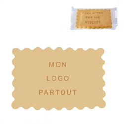 Sachet 2 biscuits personnalisés fabrication France 🇫🇷