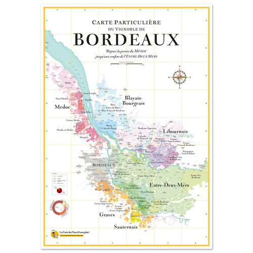 Carte des vignobles de France