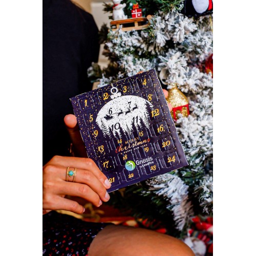 Calendrier de l'Avent 24 x orange confite chocolat personnalisé Le Petit Carré de Chocolat®