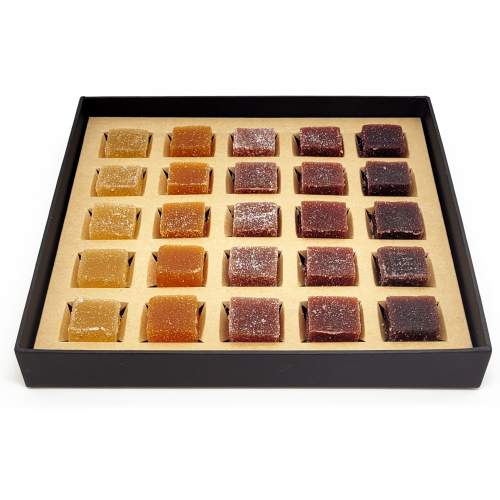 Coffret "Caprice" 25 pâtes de fruits Le Petit Carré Gourmand® personnalisable 🇫🇷