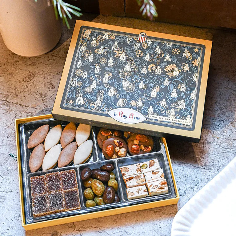 Coffret de confiseries et chocolats Le Roy René® fabrication France 🇫🇷