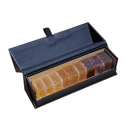 Coffret "Délicatesse" 9 pâtes de fruits personnalisable