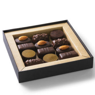 Coffret "Douceur" 12 chocolats Le Petit Carré de Chocolat® personnalisable fabrication France 🇫🇷