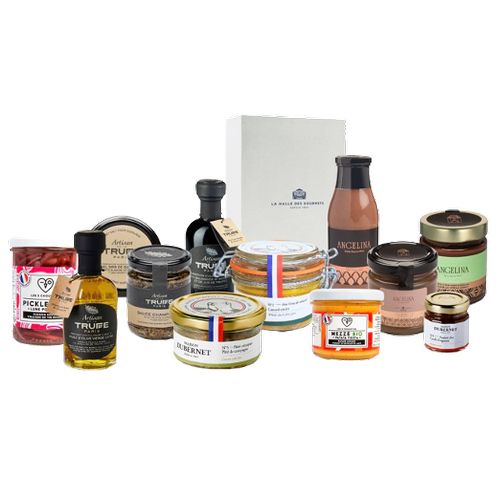Coffret gastronomique VOYAGE ÉPICURIEN - La Halle des Gourmets 🇫🇷 - Le Cadeau Français