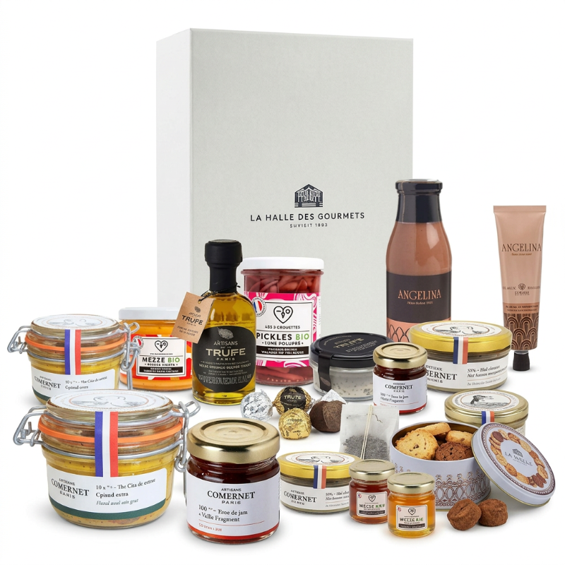 Coffret gourmand LES TRÉSORS DE LA HALLE La Halle des Gourmets® 🇫🇷