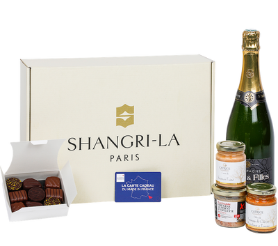 coffret gourmand personnalisé Shangri-la 2023 - Le Cadeau Français