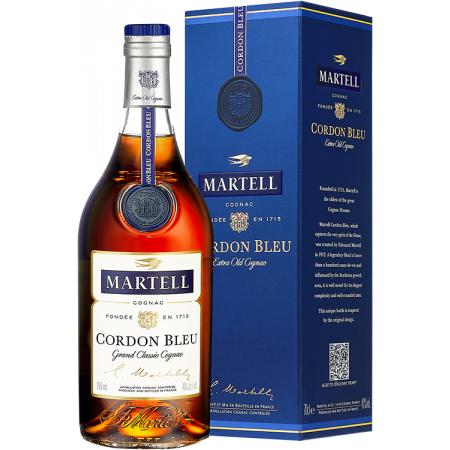 Cognac MARTELL® Cordon Bleu 43 % en étui 70cl