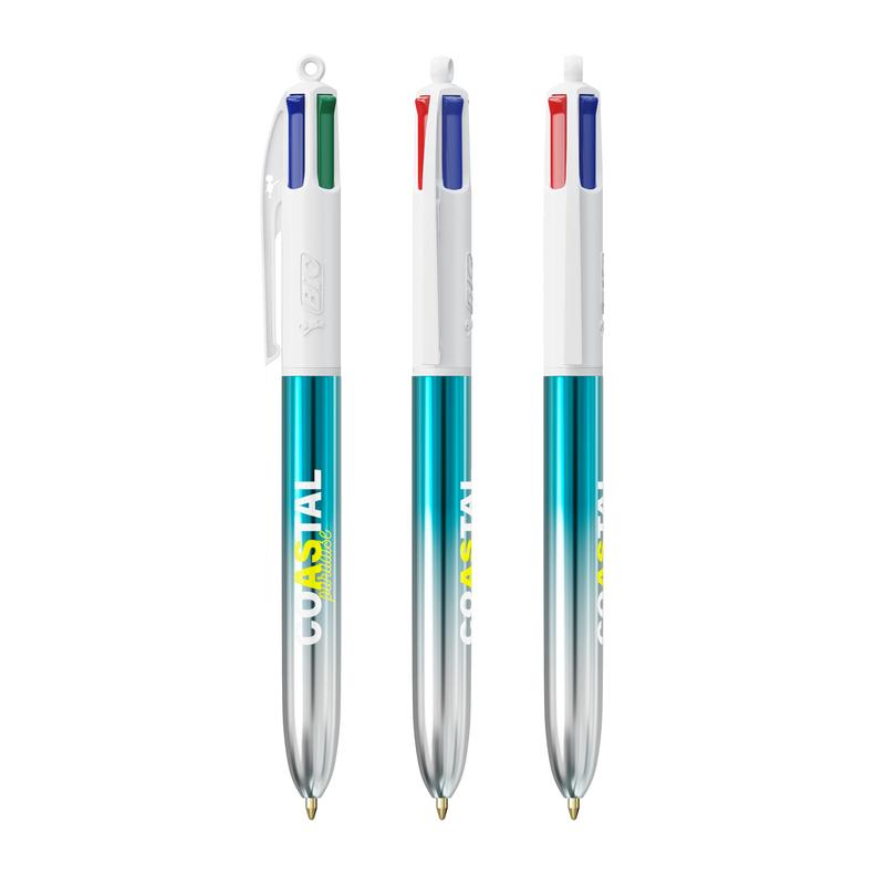Stylo BIC® 4 Couleurs Bicolor personnalisé fabrication France 🇫🇷