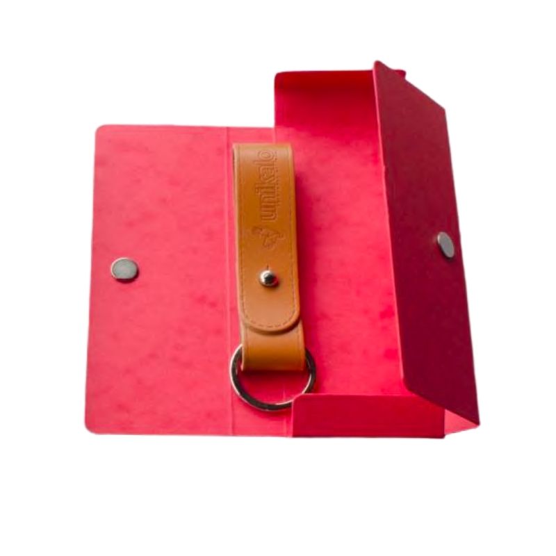 Porte-clés rectangle en cuir recyclé ♻️ personnalisé fabrication France 🇫🇷